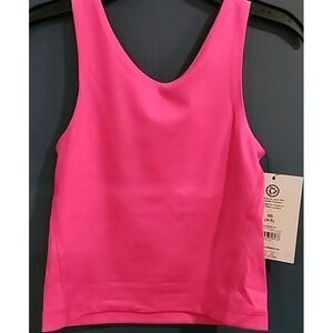 XS 4-5 Athletic Works Longline Bra Electric Pink UPF 30